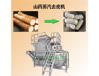 山药蒸汽去皮机